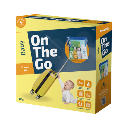 Ultimate "On the Go for Baby" Travel Size Baby Toiletries Set - Baby Travel Essentials