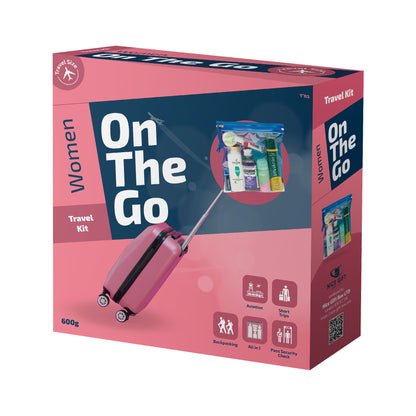 Ultimate "On the Go for Women" Travel Toiletries Set - Travel Essentials for Women